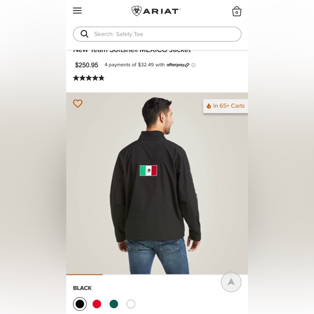 Ariat Team Softshell Mexico Jacket - image 4